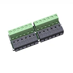 KYTKENTÄMODUULI-LINJATOR MOD.L 12-POLE SCREW PLUGGABLE
