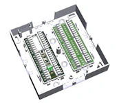 KYTKENTÄKOTELO-LSA-LINJATOR BOX 2XL-2X20-POLE LSA TAMPER