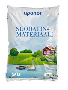 uponor Harmaavesisuodatin uponor suodatinmateriaali 50 l
