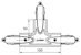unipro T-stycke vit ta3dw