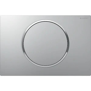 geberit Huuhtelupainike geberit sigma10 mattakromilakattu/krom