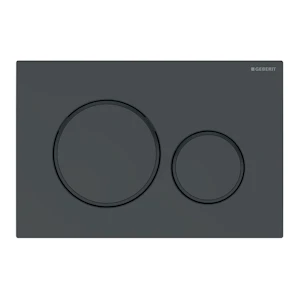 geberit Huuhtelupainike geberit sigma20 musta/mattamusta