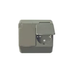PISTORASIA ARTIC IP44 HARMAA 2-PISTORASIA PEITELEVYLLÄ IP44