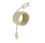 USB-LATAUSKAAPELI OPAL 1M, MICRO-USB 1,5A 2.1A KULTA