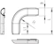 obo bettermann Suojaputken kaari quick-pipe 2953/25-b 90ast harmaa 5kpl