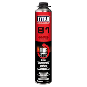 tytan B1 pu-vaahto tytan 750ml paloluokiteltu, pistooli