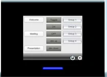 OHJAUSLAITE DALI PRO TOUCH PANEL