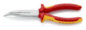 knipex Kombispetstång flat-rund, böjd, spetsig
