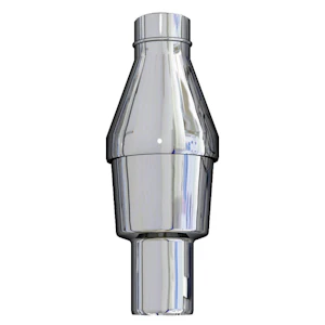 pipelife Smartline vesilukko 40 pystymalli kromi