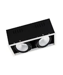 ALASVALO SPOT MULTI SP MULTI 2X30W/3000K FL WT/BK
