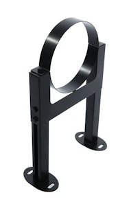 jeremias Savupiippu tarvike jeremias seinäkiinnike 360mm 130 musta
