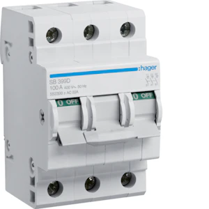 hager Ohjauskytkin sb399d 0-1 3x100a