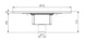 purus Lattiakaivo purus line 900mm 75 pysty tile insert