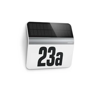 steinel Husnummerarmatur led med solpa