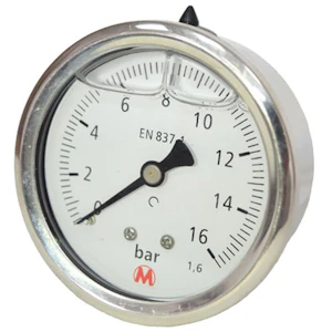 onninen Painemittari mt63 vaimennus ø63 0-16bar t1/4 177 tl1,6