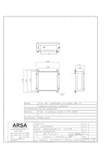 arsa Asennuskotelo al arsa lc/a rk 240x280x115 4xii