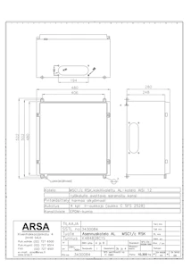 arsa Asennuskotelo al arsa msc1/c rsk 480x480x280 4xii