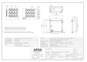 arsa Tulppavarokekotelo al arsa lc 1225 12x25a 240x280x115
