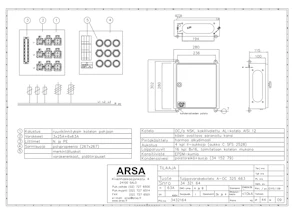 arsa Tulppavarokekotelo al arsa oc 325663 3x25a+6x63a