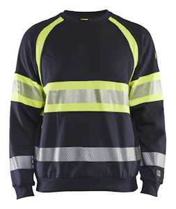 blåkläder Collegepaita blåkläder koko 4xl sininen/keltainen