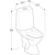 ido Wc-istuin ei kantta ido 3836301101 glow iso jalka ikr