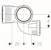 silent-pro Db kaksoishaarayhde silentpro 110x75x90x87,5 pp-mx vasen