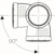 silent-pro Db nurkkahaarayhde silent-pro 110x110x110x87,5 pp-mx
