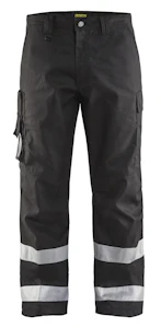 blåkläder Housut blåkläder 145118119900 musta heijastimella koko d104
