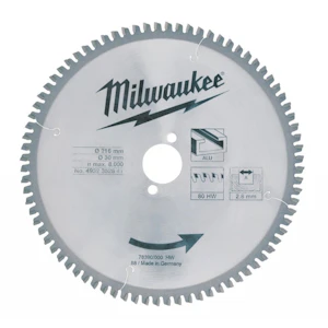 milwaukee Pyörösahanterä milwaukee 216/30/80t 2.8