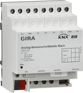 gira Lähtöyksikkö knx gira 4 ulostuloa