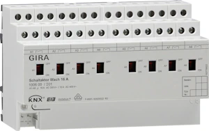 gira Lähtöyksikkö knx gira 8 ulostuloa 16a man.akt.