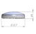lival Yleisvalaisin partout partout ip20 led 8w 2700k wh