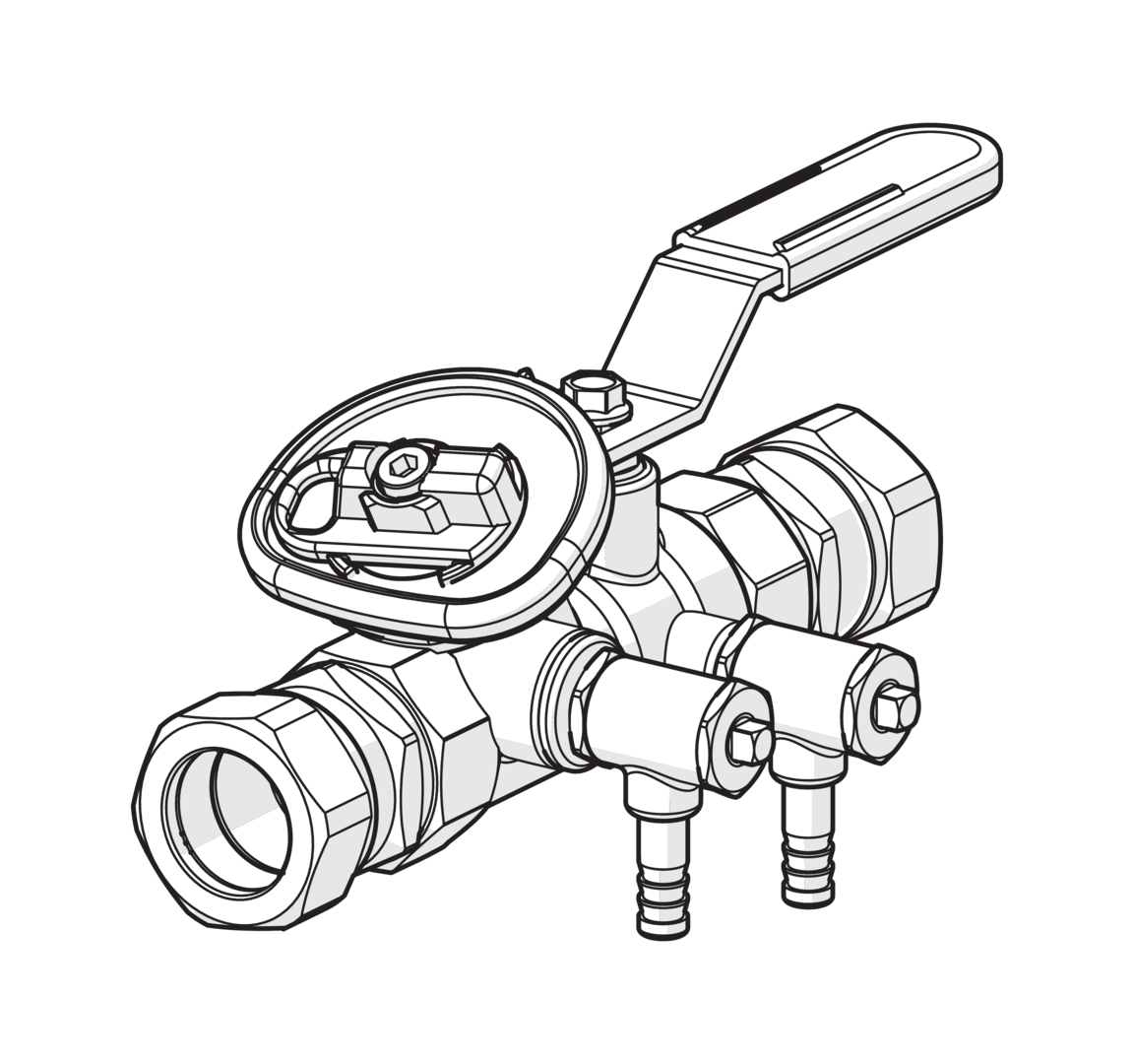 oras Linjasäätöventtiili oras 412015 15mm lvk