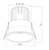 airam Downlight cosy ip44 7w/930 dim vi