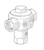 oras Sekoitusventtiili oras 421032 1 1/4 +57c