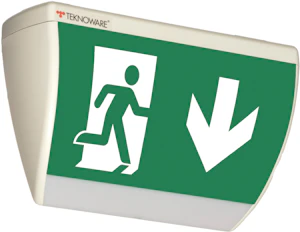 teknoware Opastevalaisin twt1752ws 230v ac led