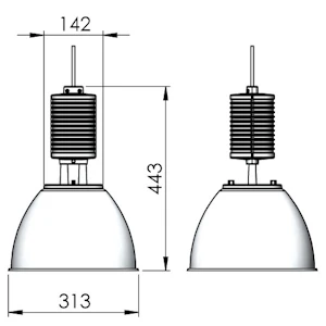 lival Ripustusvalaisin secur secur812 2x32 31 valk. kirkas