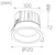 hide-a-lite Downlight solo mini g2 ant 3000k dali