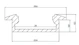 airam Slimline 8 wide r mek lisätar profiili 2m al pcc 8 wide r