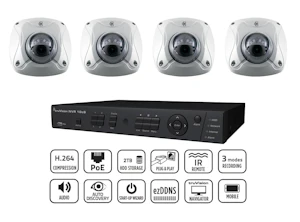 truvision Ip-kamerapaketti tvn-1004cs-1t + 4kpl tvw-1101