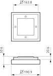ALASVALO BCS402 9xLED-HB 4000K 65 ALU