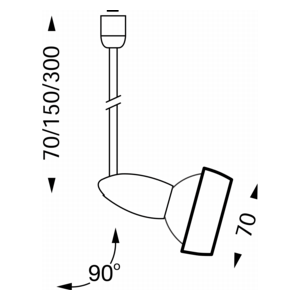 lumiance Häikäisysuoja pico stick 3005050 es63 valkoinen