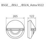SEINÄVALAISIN ULKO ASTRA P E27 MAX 60W P MU