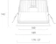 concord Alasvalo 2056111 ip44 35w/840 mu