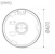 hide-a-lite Yleisvalaisin pinta moon pro ip44 2100lm 18w 3000k wh