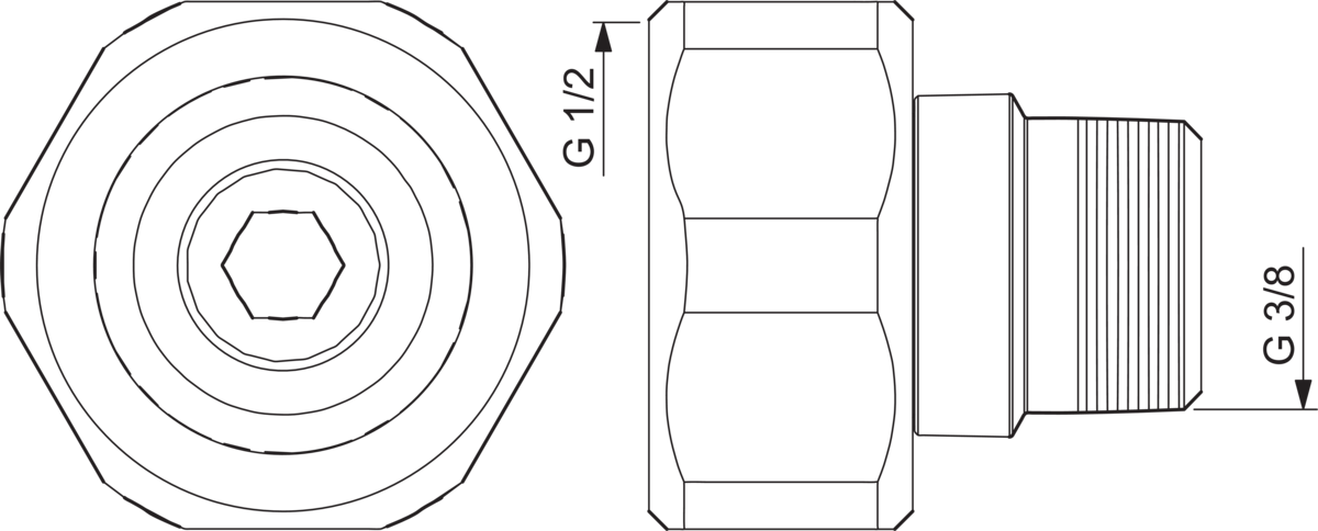 oras Patteriliitin oras 435650 stabila1/2x3/8 vaiment.