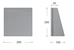 m-light Seinävalaisin ulko aada 2xgu10, 200x200 mm ip54 gr
