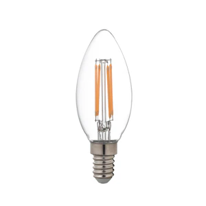 airam Kynttilälamppu airam led c35 827 470lm e14 fil dim