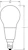 osram Led-lamppu parathom cl p 60 6w/827 gl fr e14