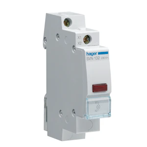 hager Merkkivalokaluste led hager svn132 punainen 12-48v ac/dc